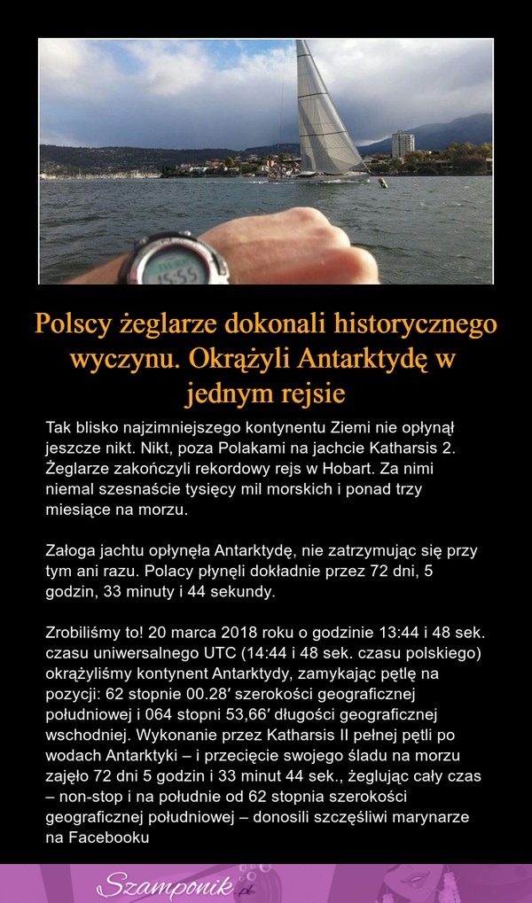 Polscy żeglarze dokonali historycznego wyczynu!