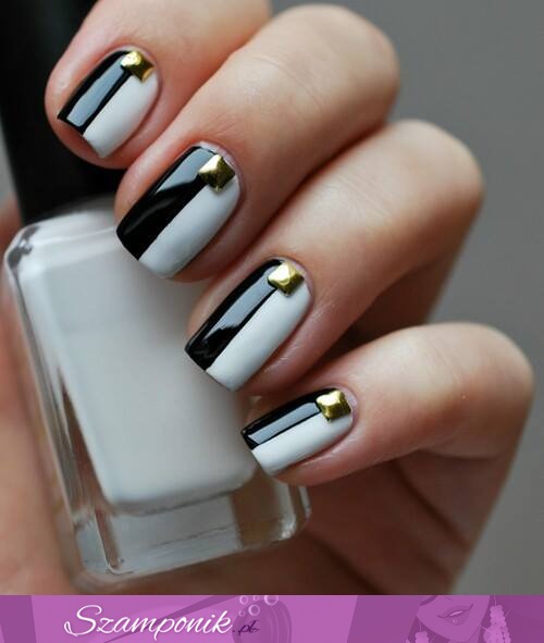 Black and white manicure ;)