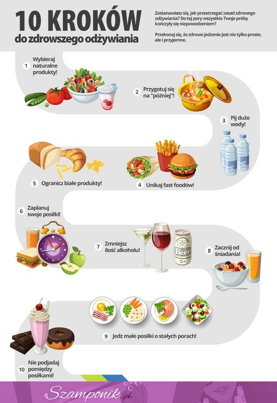 10 kroków do zdrowszego odżywiania