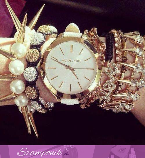 Dużo biżuterii + zegarek