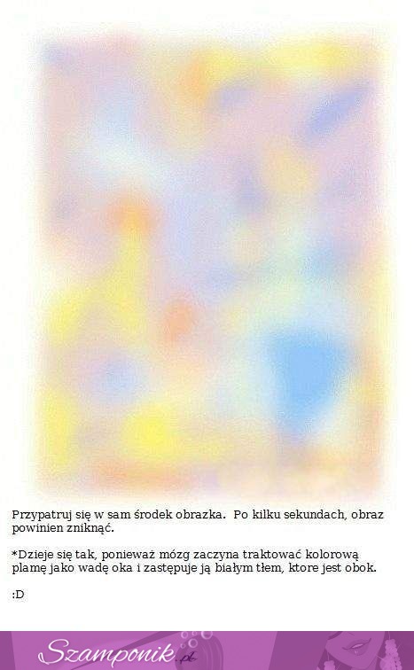 Niesamowita iluzja - przypatruj się w obrazek, co widzisz? WOW! :)
