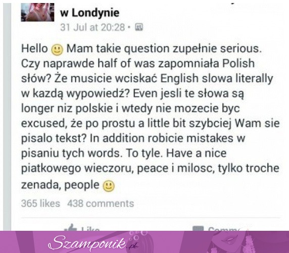 Język polski w Londynie
