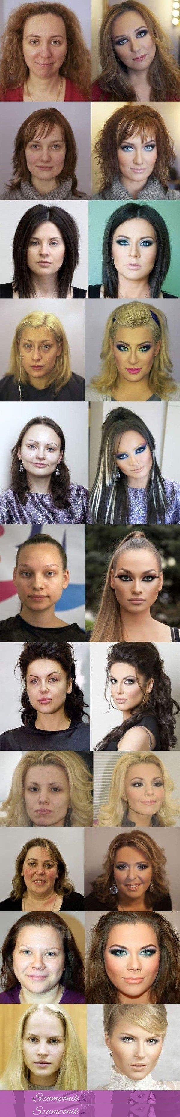 ZOBACZ w jaki sposób za pomocą makijażu można się zmienić! WOW!