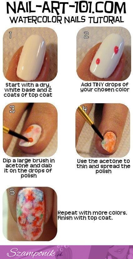 Fajne kolorowe paznokcie - zobacz jak je zrobić ;)