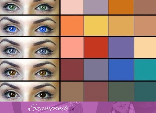 Dobór koloru cieniu do oczu, podpowiadamy jaki wybrać! ;)