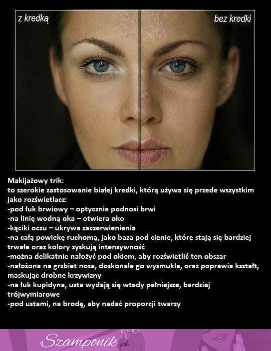 Makijażowy trik na rozświetlenie twarzy! Zobacz jak uzyskać taki efekt!