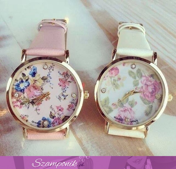 Zegarki w motyw kwiatowy, idealny na wiosenne stylizacje