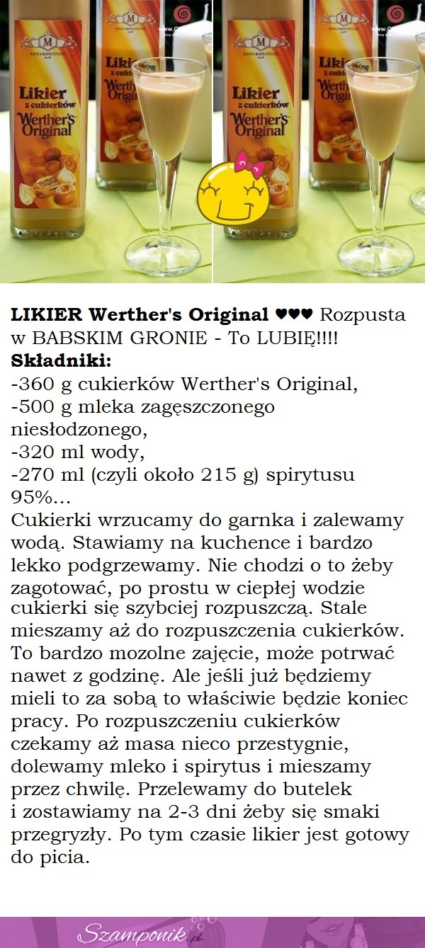 LIKIER Werther's Original - Rozpusta w BABSKIM GRONIE