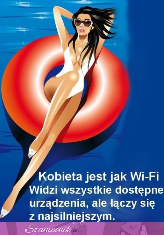 Kobieta jak Wi-Fi
