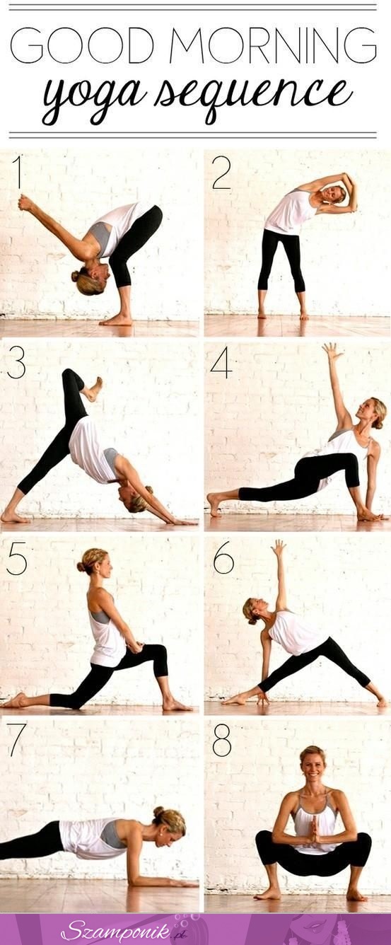 Kilka pozycji z jogi na rozpoczęcie każdego dnia  :)