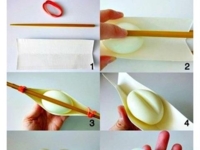 Zobacz jak zrobić jajko w kształcie serduszka, coś uroczego na dzień dobry! ;)