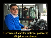 Kierowca z Gdańska uratował pasażerkę. Miejskim autobusem zawiózł ją do szpitala.