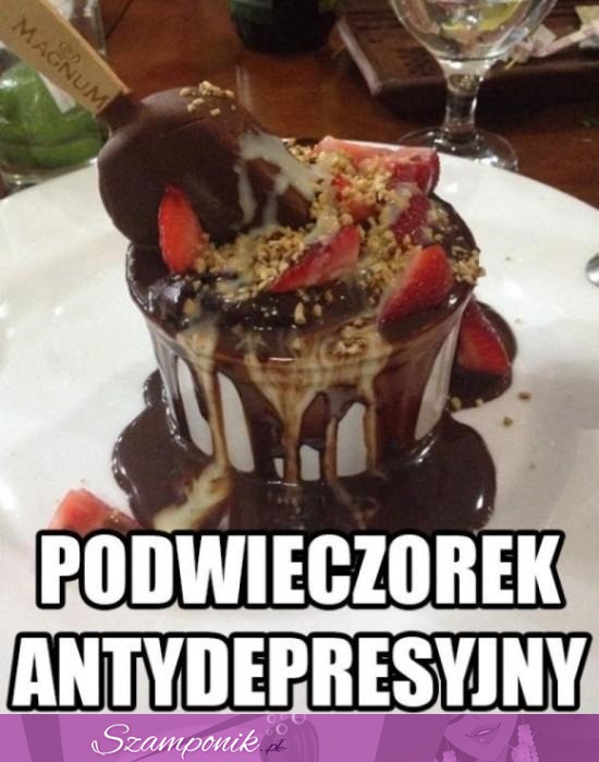 Podwieczorek antydepresyjny ;P