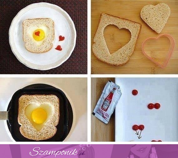 Pomysł na śniadanie dla ukochanej osoby