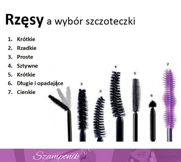 Rzęsy, a wybór szczoteczki - ZOBACZ PORADNIK!