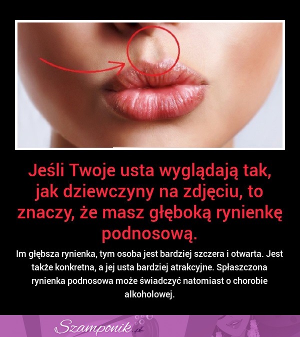 Jeśli Twoje USTA wyglądają właśnie tak to znaczy, że masz GŁĘBOKĄ....!