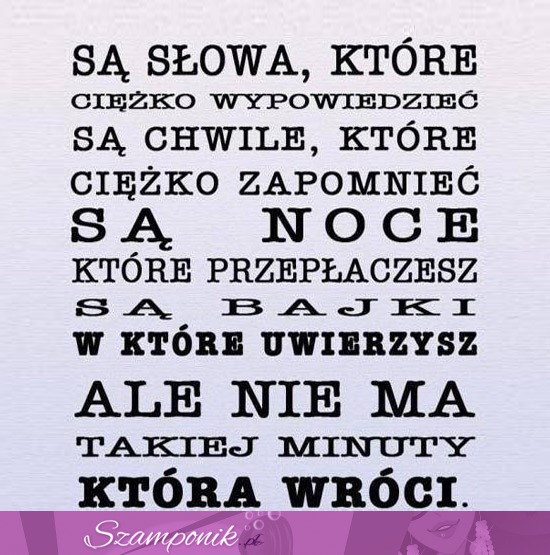 Są słowa, które ciężko wypowiedzieć