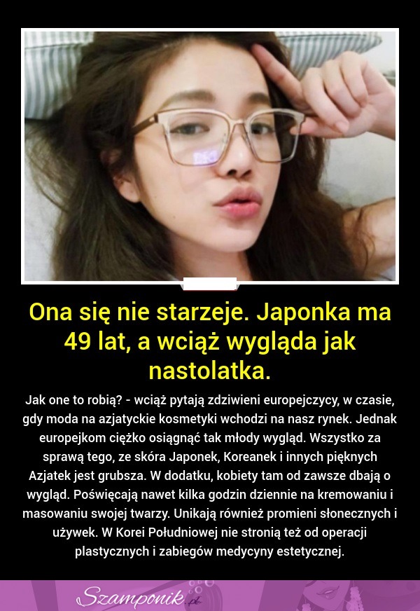 Ona się nie starzeje! Japonka ma 49 lat, a wciąż wygląda jak nastolatka!