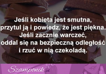 Jeśli kobieta jest smutna - przytul ją