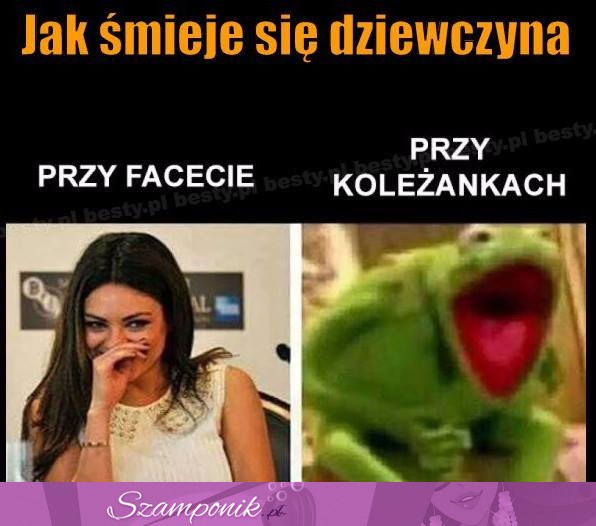 Jak śmieje się dziewczyna