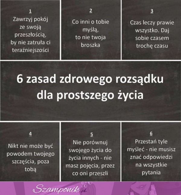 6 zasad zdrowego rozsądku