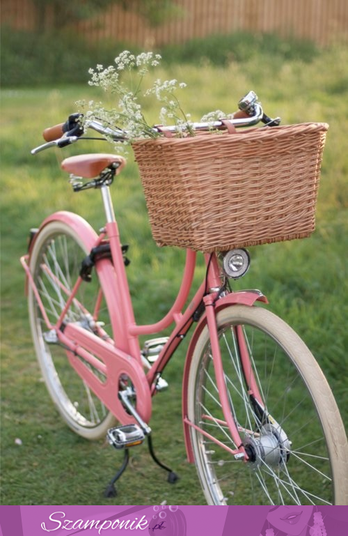 Różowy rower, super
