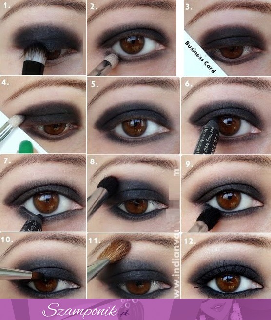 Piękny smokey eye