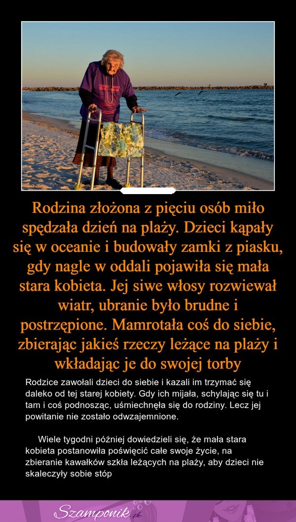 Rodzice kazali swoim dzieciom trzymać się z dala od starszej kobiety... tymczasem ona chciała tylko pomóc!