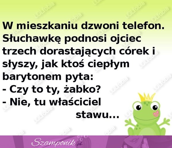 W mieszkaniu dzwoni telefon...