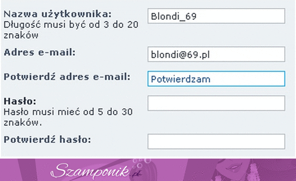 Jak blondynka wpisuje swoje hasło? :D