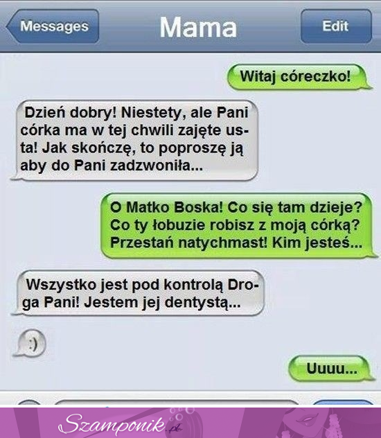 Matka pisze sms do córki ale ona jest.... Zobacz co ją tak bardzo przeraziło...