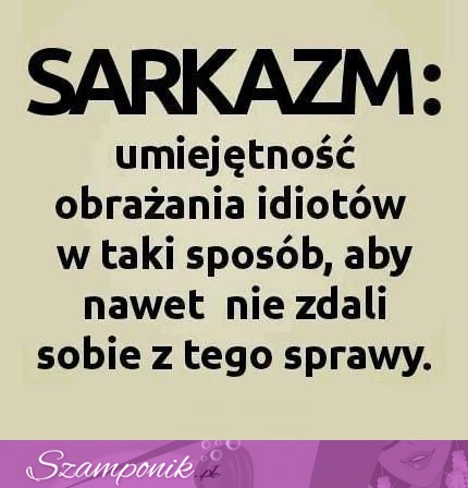 Definicja sarkazmu