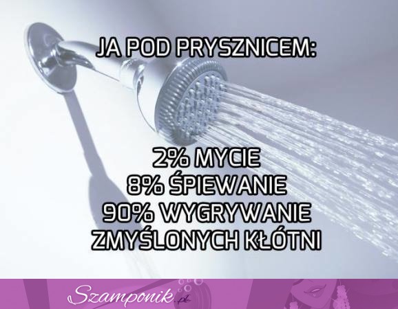 Ja pod prysznicem