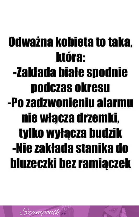 Odważna kobieta