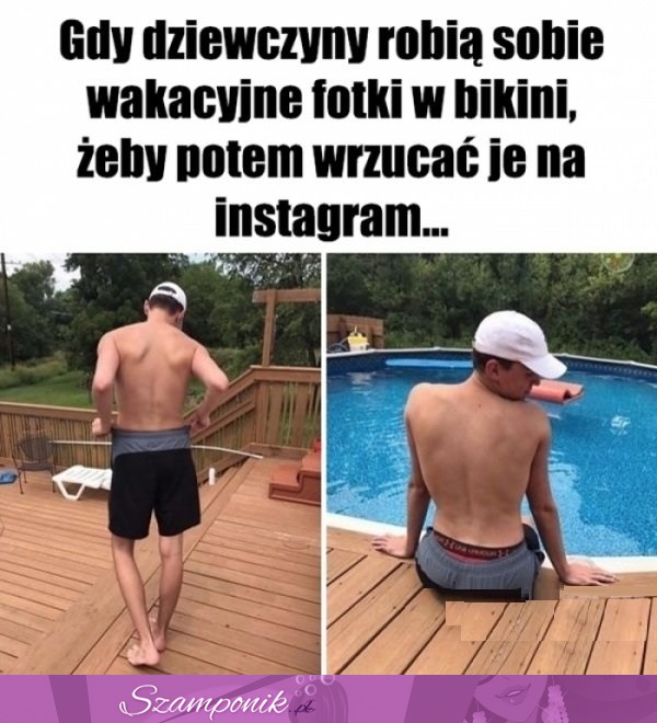 Wakacyjne fotki w bikini