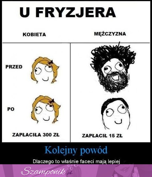 U fryzjera KOBETA vs MĘŻCZYZNA!