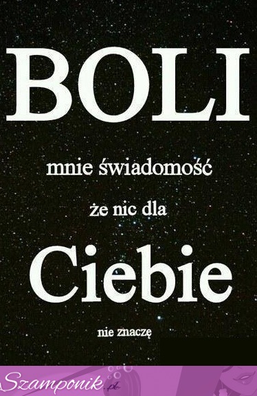 Boli mnie świadomość