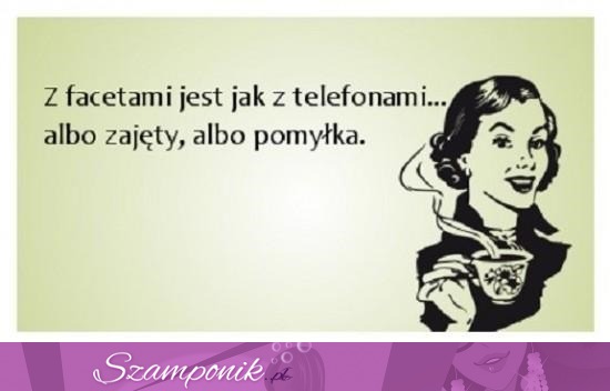 Facet jak telefon