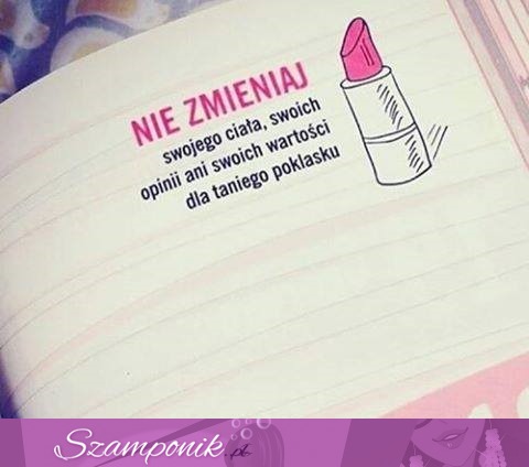 Nie zmieniaj!