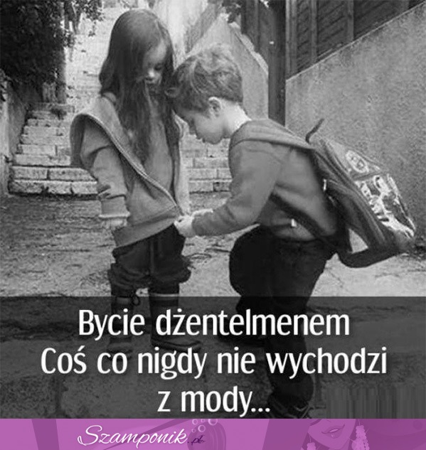 Bycie dżentelmenem