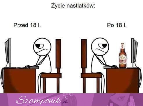 Życie nastolatków przed 18stką i po 18stce, smutna prawda...