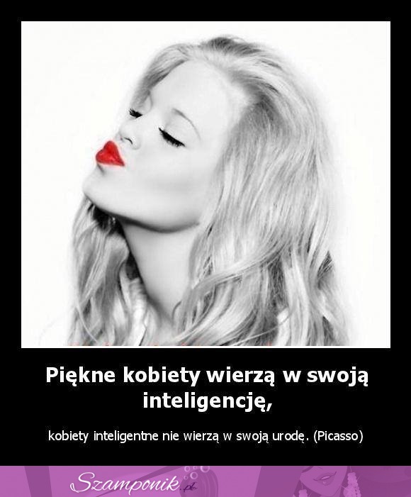 Piękne kobiety wierzą w swoją inteligencję