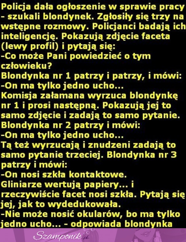 Blondynka ZGŁOSIŁA SIĘ DO POLICJI- zobacz koniecznie jak to się skończyło hah