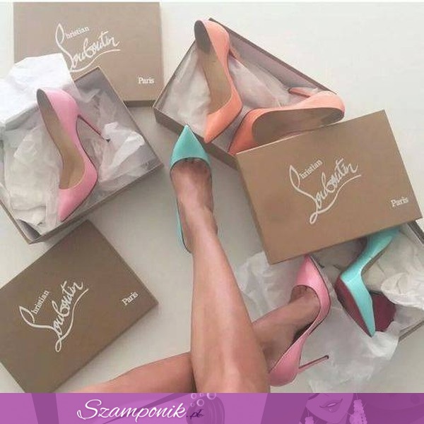 Pastelowe louboutiny