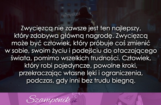 Zwycięzcą nie zawsze jest ten najlepszy...