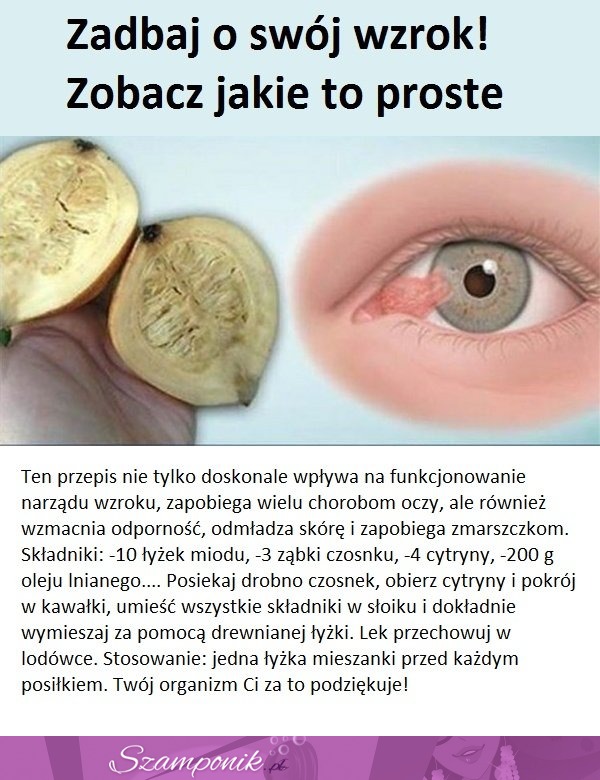 Zadbaj o swój WZROK! To proste!