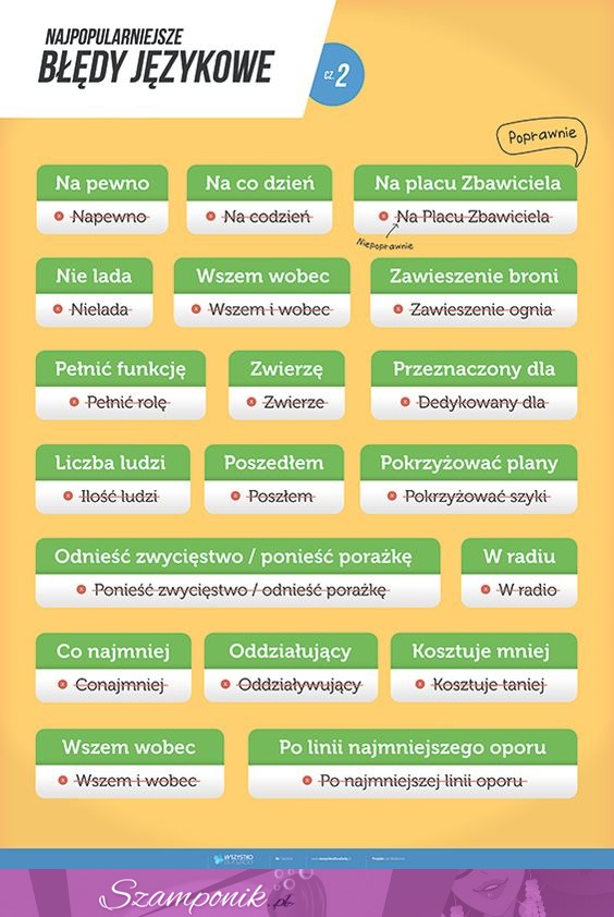 Najpopularniejsze błędy językowe. Sprawdź, czy popełniasz któreś z nich!