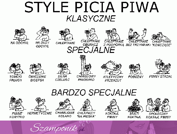 Tyle picia piwa - a Ty jaki preferujesz, może piwne korytko? :D