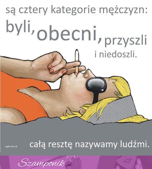 Cztery kategorie facetów...