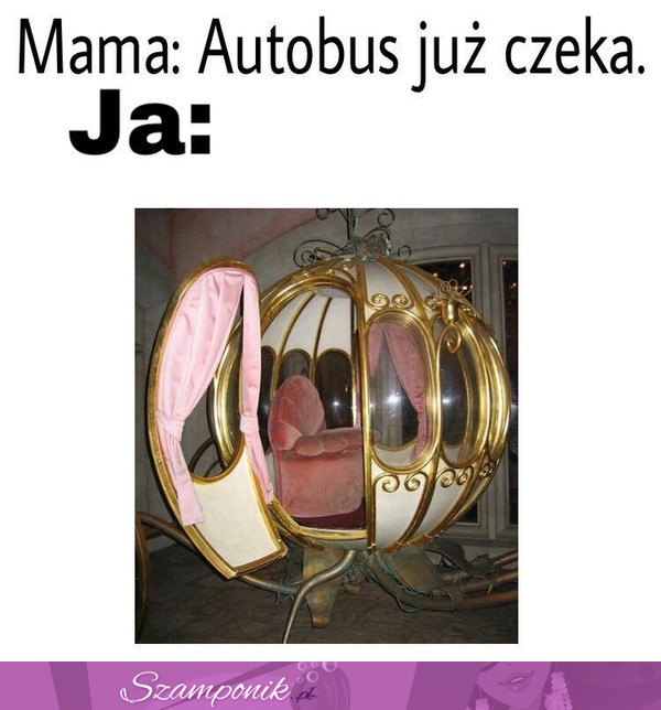 Już wsiadam